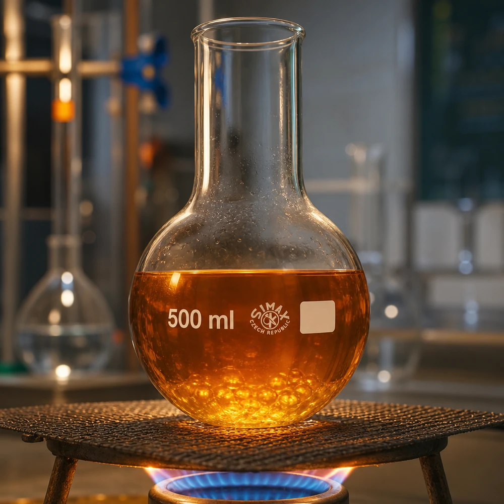 Rundkolben 500ml Weithals Rundkolben 500ml Weithals mit perfekter Größe für mittlere Reaktionsvolumina