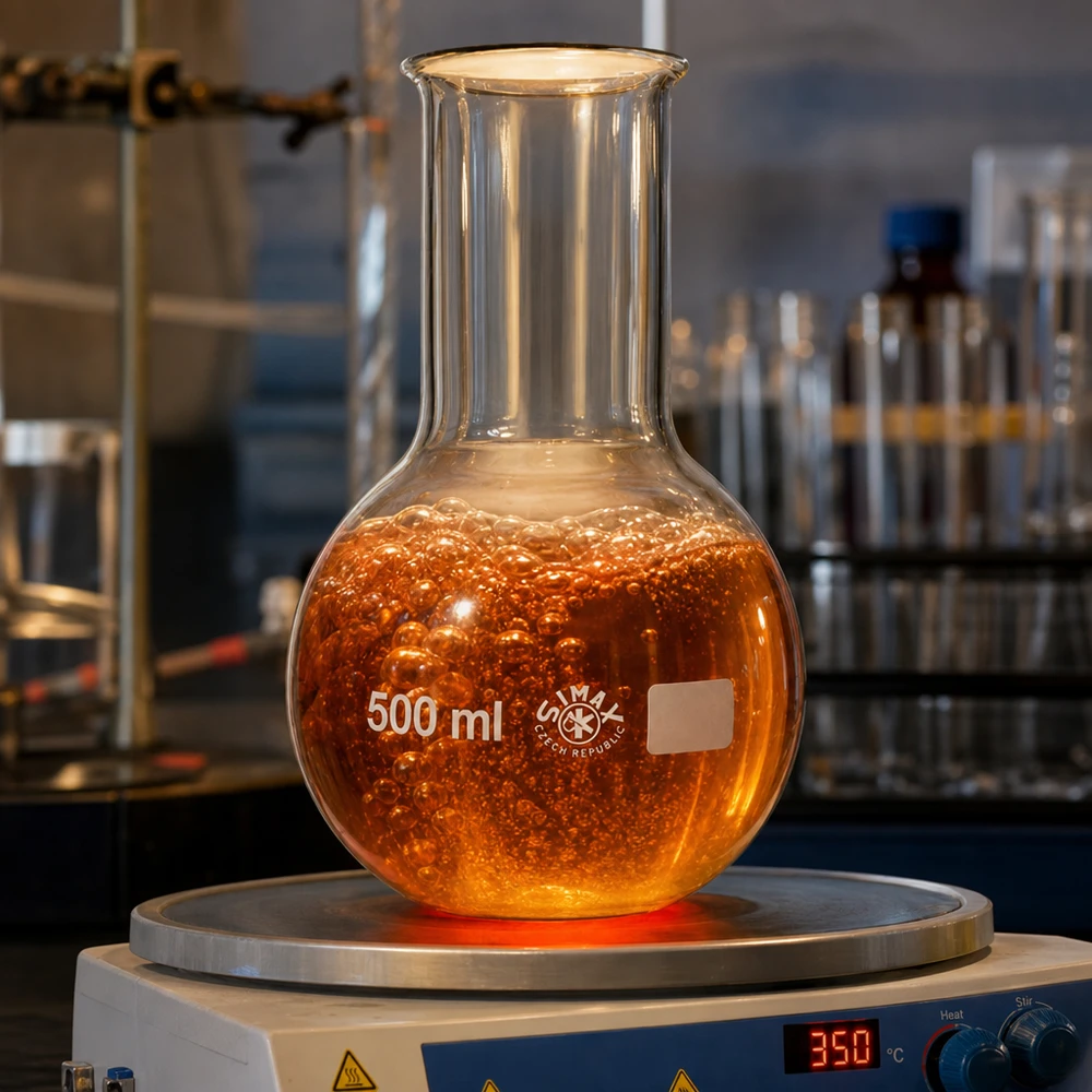 Stehkolben 500ml Weithals Graduierter Stehkolben 500ml mit präziser Volumenanzeige für exakte Messungen und Dosierungen