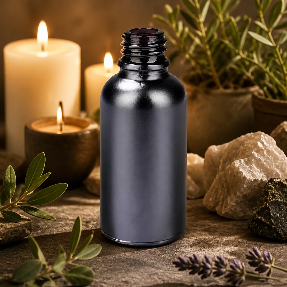 Vielseitige BlackLine Apothekerflasche 30ml UT18/30 für Kosmetik Seren und flüssige Nahrungsergänzung