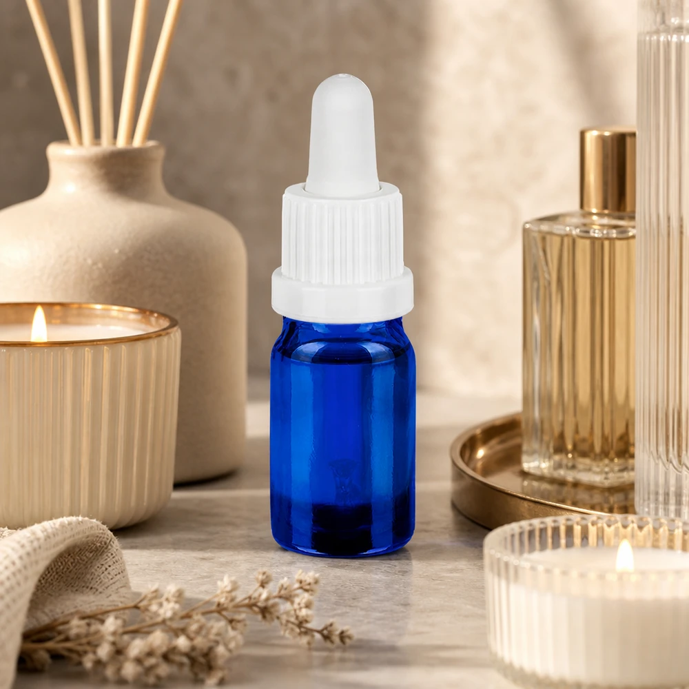 5ml Pipettenflasche weiß Originalitätsverschluss BlueLine UT18/5 Praktische Dosierungsflasche 5ml mit präziser Pipettenfunktion für tropfgenaue Anwendung