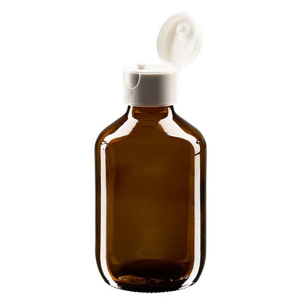 200ml Medizinflasche braun, mit Klappverschluss ApoGlas 200ml Medizinflasche braun, mit Klappverschluss ApoGlas
