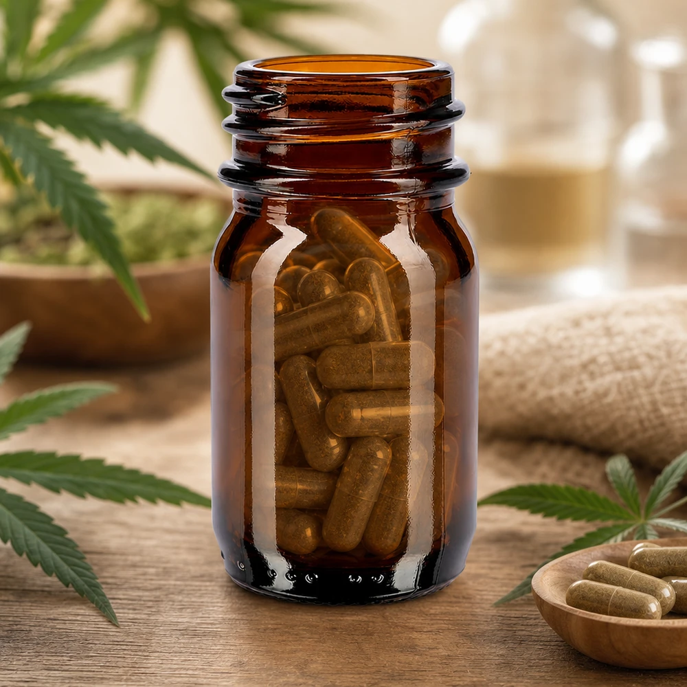 Hochwertige 30ml Weithalsflasche aus braunem Glas für professionelle Lagerung