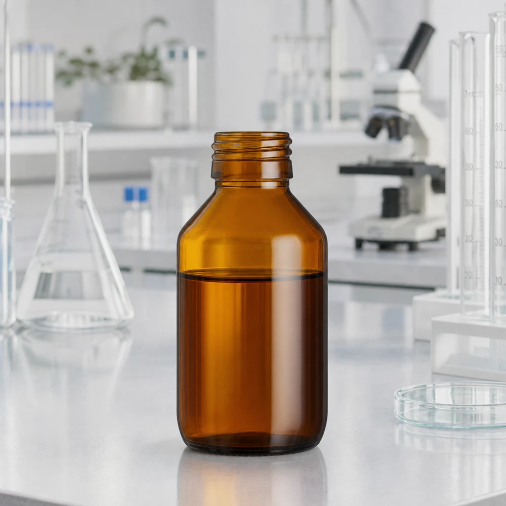 100ml Medizinflasche braun, ohne Verschluss PP28 ApoGlas Braune 100ml Glasflasche für Arzneimittel mit PP28 Hals ohne Verschluss