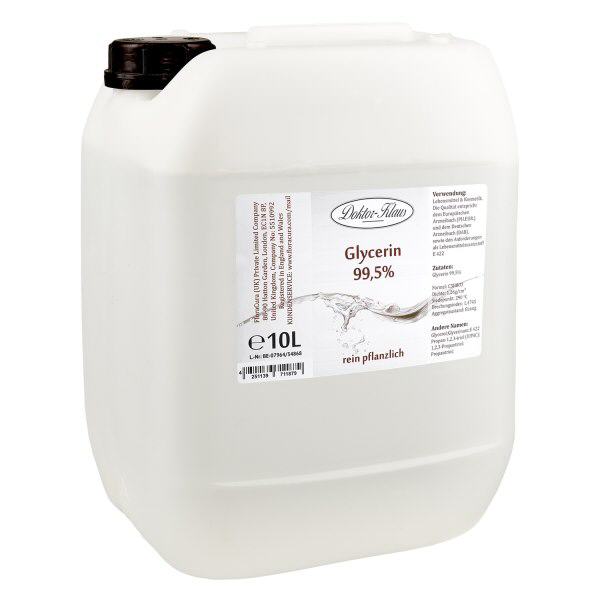 Glycerin (99.5%) 10 Liter Doktor-Klaus Glycerin (99.5%) 10 Liter Doktor-Klaus