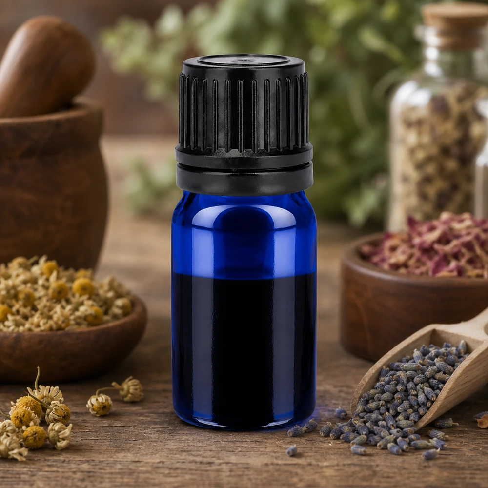 5ml Flasche 11mm Schraubverschluss schwarz Originalitätsverschluss BlueLine UT18/5 5ml Glasflasche mit schwarzem SV Verschluss perfekt für DIY Kosmetik und Mischungen