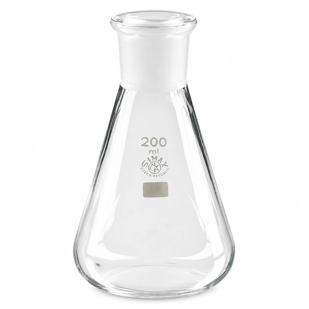 Erlenmeyerkolben 200ml mit Normschliff (29/32)