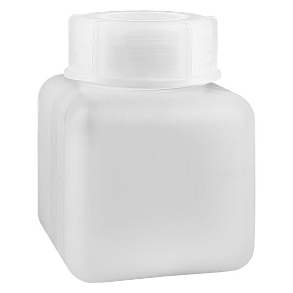 Chemiekalienflasche 500ml, Weithals aus PE-HD, naturfarbig Chemiekalienflasche 500ml, Weithals aus PE-HD, naturfarbig