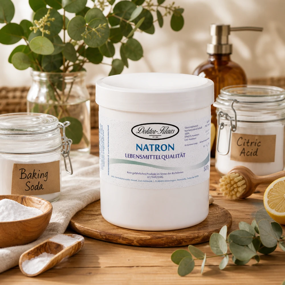 Natron 500g Doktor-Klaus 500g Natron Doktor Klaus als Ergänzung zu umweltfreundlichen Haushaltsreinigern und Naturprodukten