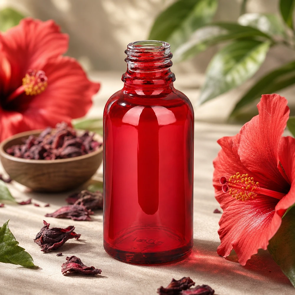 30ml Apothekenflasche RedLine UT18/30 UNiTWIST Elegante rote 30ml Apothekenflasche RedLine UT18/30 UNiTWIST mit klassischem Design