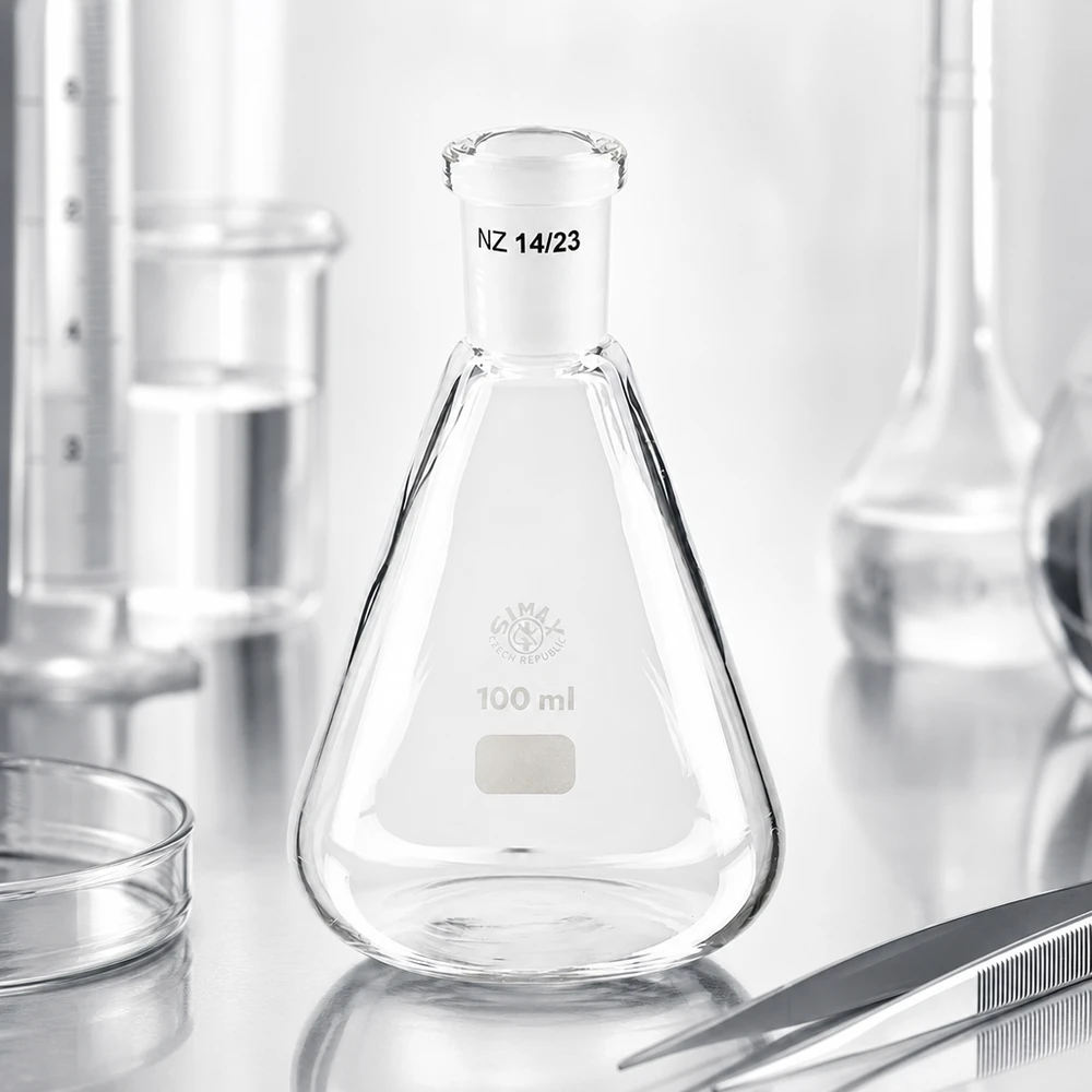 Erlenmeyerkolben 100ml mit Normschliff (14/23)