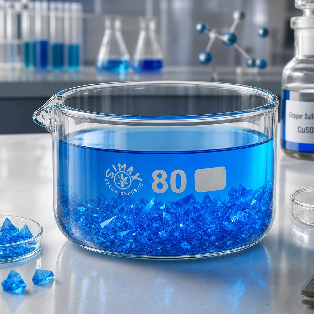 150ml Kristallisierschale mit Ausguss Borosilikat ø80mm Chemielabor Kristallisierschale 150ml aus hitzebeständigem Glas mit Ausguss