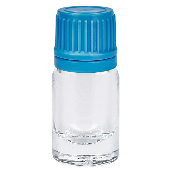 5ml Flasche 11mm Schraubverschluss blau Originalitätsverschluss ClearLine UT18/5 5ml Flasche 11mm Schraubverschluss blau Originalitätsverschluss ClearLine UT18/5