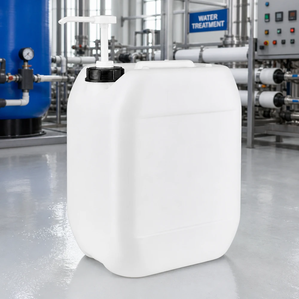 Kanister 10 Liter mit Dosierpumpe Robuster Vorratsbehälter 10 Liter mit Dosierpumpe für gewerbliche Reinigungs- und Desinfektionsmittel