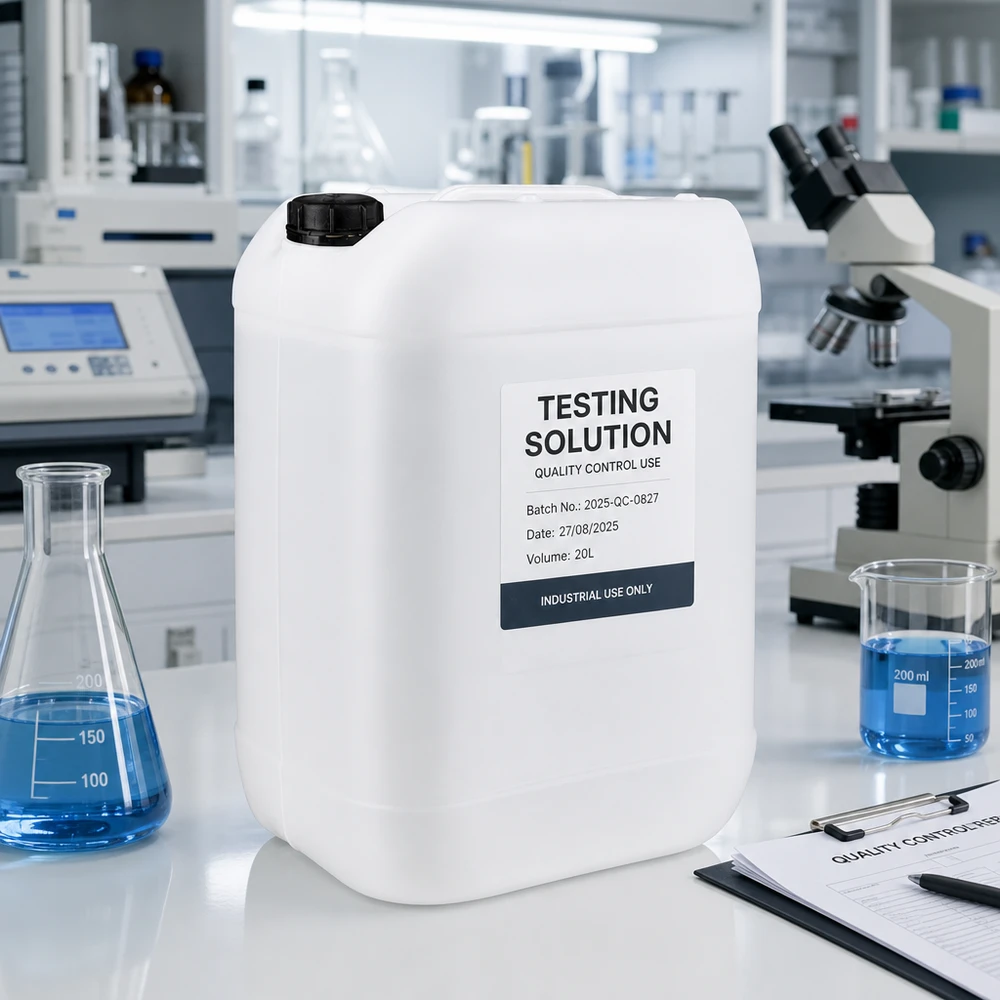 Transluzenter Kunststoffkanister 25 Liter mit auslaufsicherem Schraubverschluss