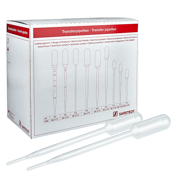 6ml Transferpipette (152x15mm) ohne Graduierung 6ml Transferpipette (152x15mm) ohne Graduierung