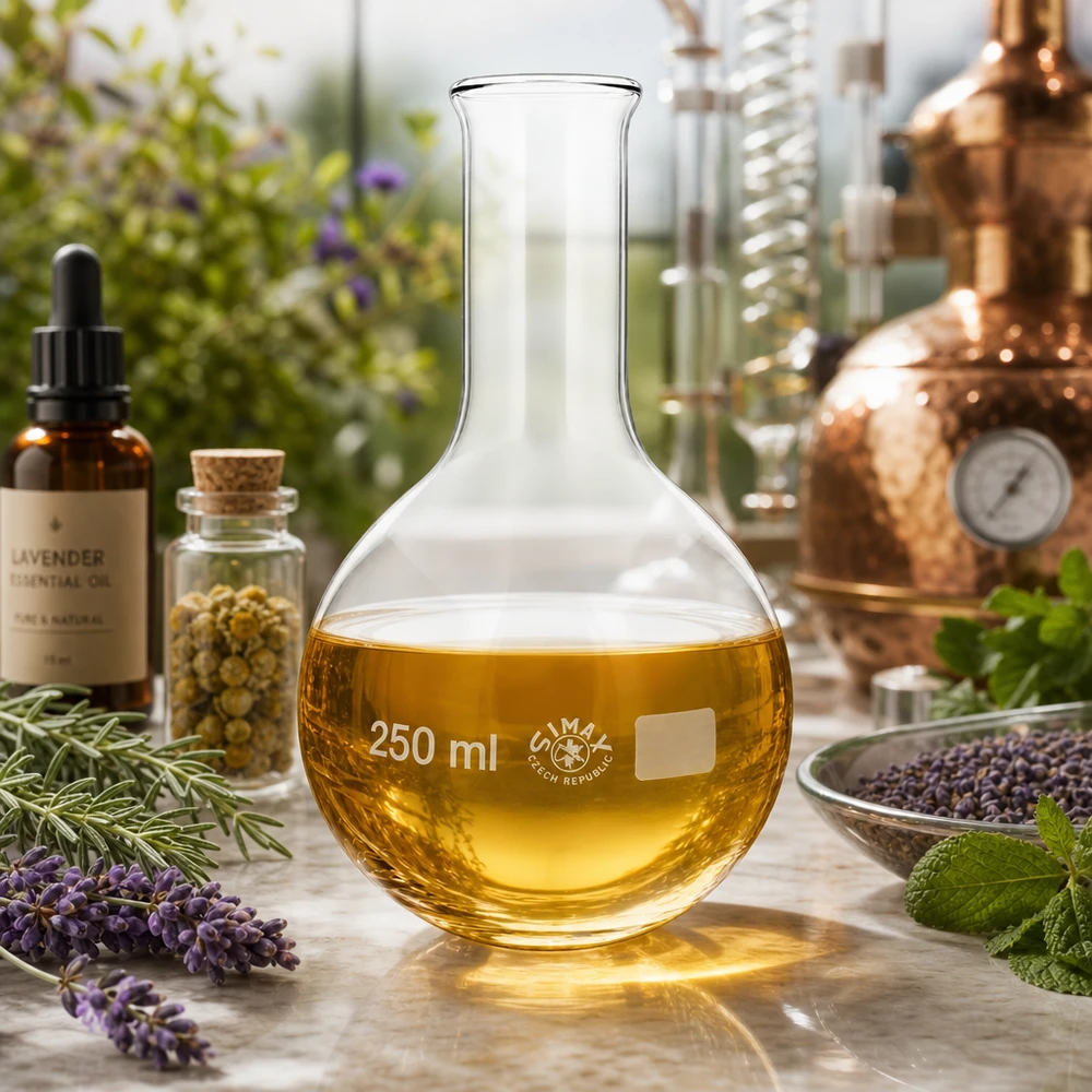 Stehkolben 250ml Enghals Professioneller Stehkolben 250ml Enghals für Kräuterextraktion und Laborarbeiten