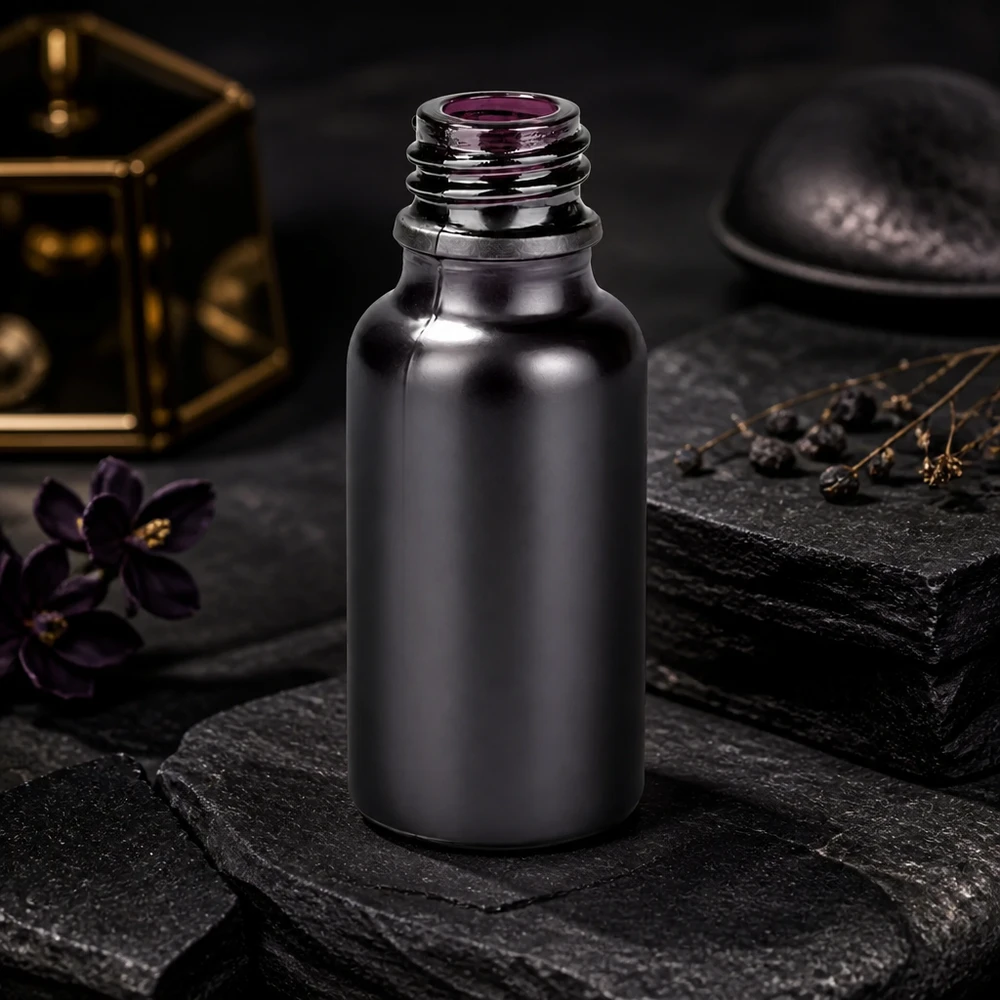 20ml Apothekerflasche BlackLine UT18/20 UNiTWIST Elegante 20ml Apothekerflasche BlackLine mit schlanker Form und praktischem Schraubverschluss