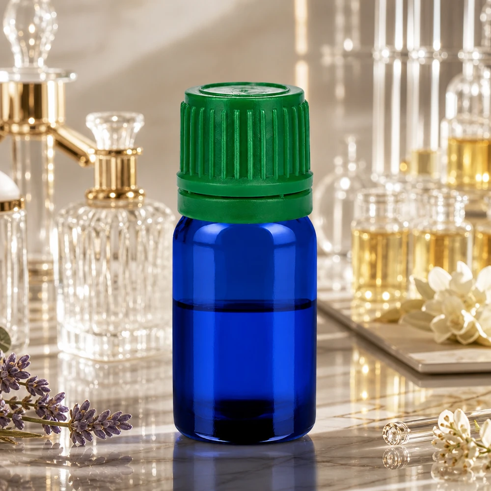 5ml Reiseflasche aus bruchsicherem Glas mit auslaufsicherem Verschlusssystem