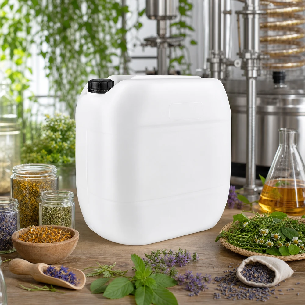 Weithalskanister 30 Liter mit Originalverschluss für die Naturkosmetik- und Kräuterherstellung