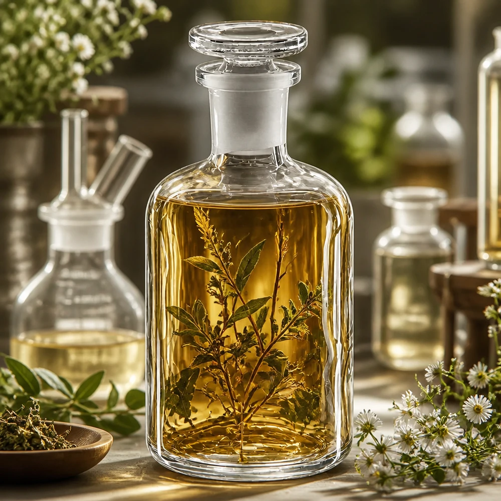 Verschließbare Klarglasflasche 100ml Enghals Rundschulter für Tinkturen Öle Laborgebrauch