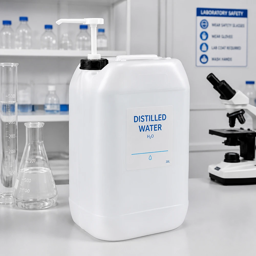 Kanister 15 Liter mit Dosierpumpe Kompakter 15L Kanister mit Ausgießpumpe für kontrollierte und hygienische Flüssigkeitsentnahme