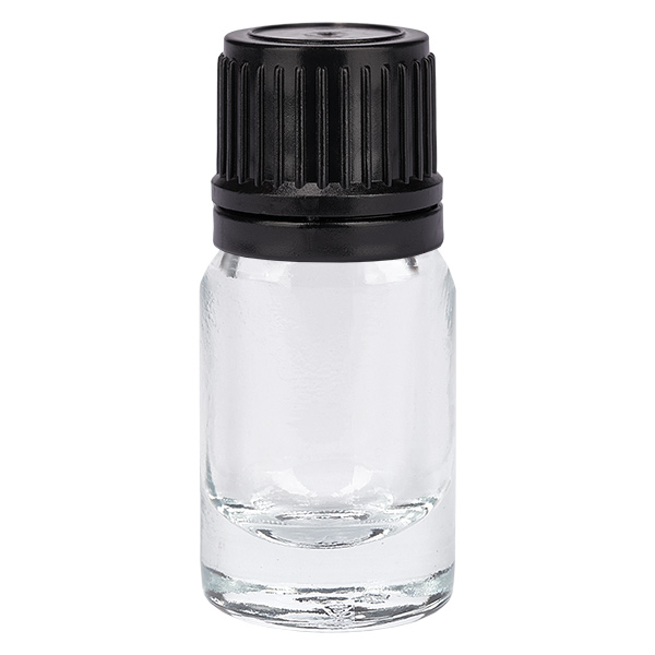 5ml Flasche 11mm Schraubverschluss schwarz Originalitätsverschluss ClearLine UT18/5 5ml Flasche 11mm Schraubverschluss schwarz Originalitätsverschluss ClearLine UT18/5