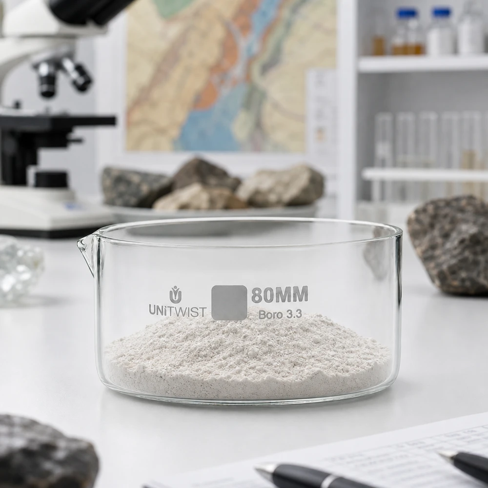 Transparente Kristallisierschale ø80mm UNiTWIST Borosilikatglas zur Probenaufbereitung Labor