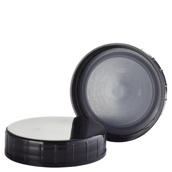 Schraubverschluss schwarz aus PolypropylenN 68mm (DIN 68) Schraubverschluss schwarz aus PolypropylenN 68mm (DIN 68)