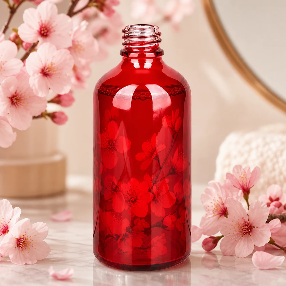 Apothekenflasche RedLine 100ml mit lichtschützenden Eigenschaften für empfindliche Inhaltsstoffe
