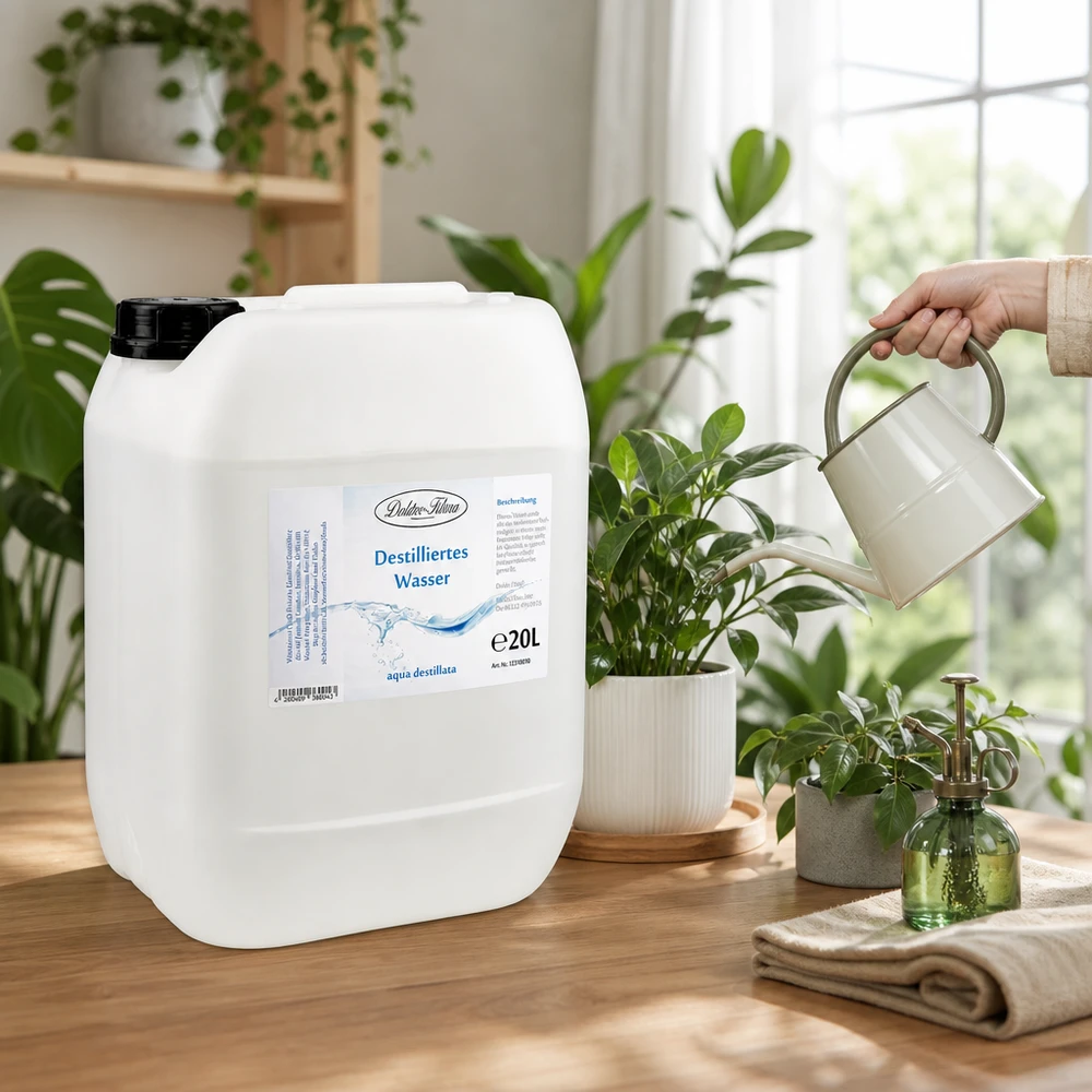 Destilliertes Wasser 20L Doktor-Klaus Destilliertes Wasser 20L Doktor-Klaus premium Qualität für Dampfbügeleisen und Luftbefeuchter