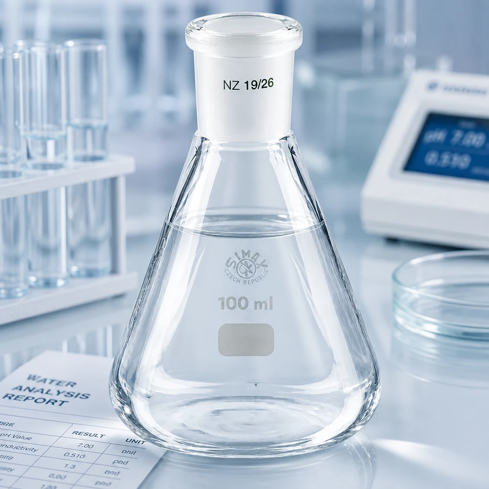 Erlenmeyerkolben 100ml mit Normschliff (19/26)