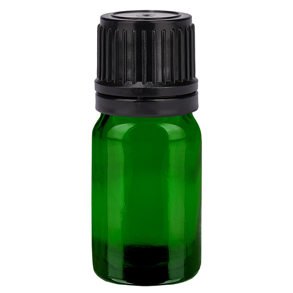 5ml Flasche 11mm Schraubverschluss schwarz Originalitätsverschluss GreenLine UT18/5