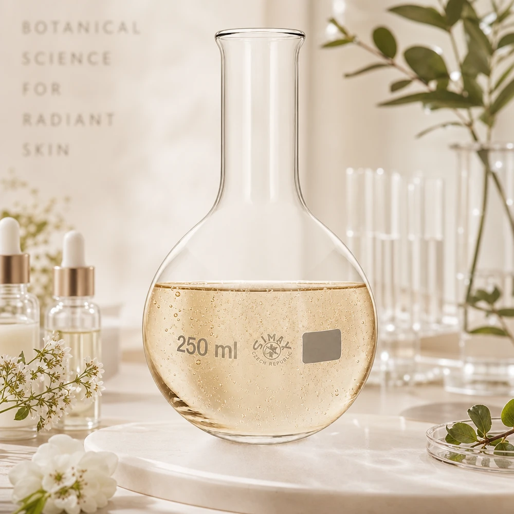 Stehkolben 250ml Enghals Wissenschaftlicher Glaskolben 250ml mit schmalem Hals für präzise Volumenmessungen