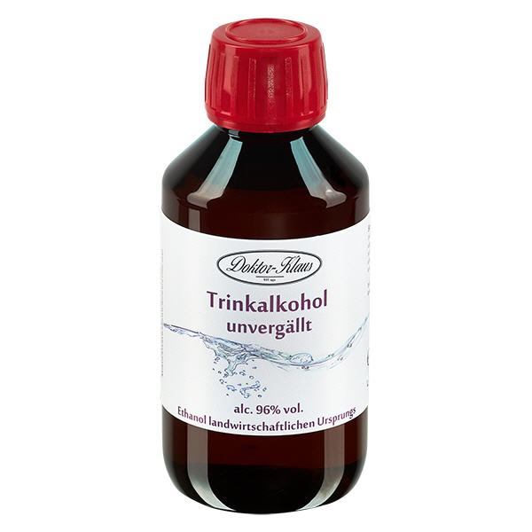 200ml Weingeist (Trinkalkohol) 96% Doktor-Klaus 200ml Weingeist (Trinkalkohol) 96% Doktor-Klaus