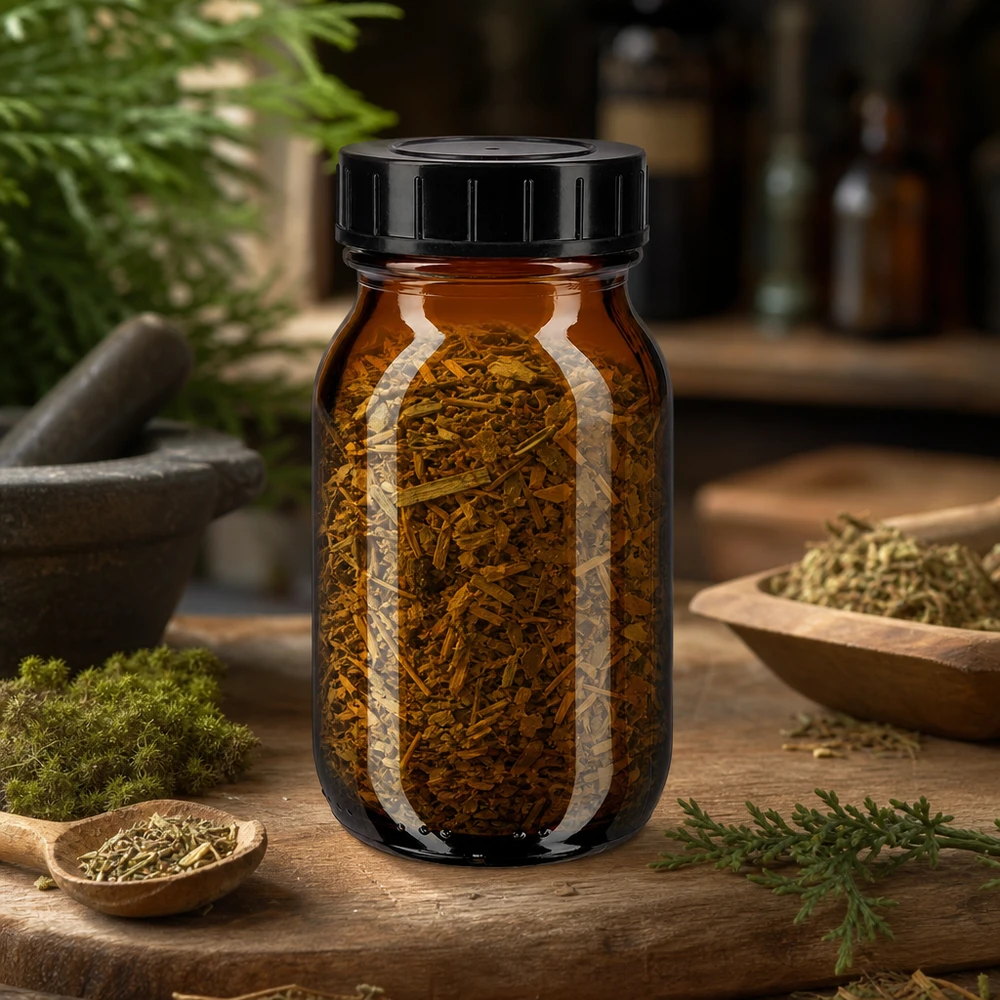 100ml Weithalsflasche Braunglas mit Schraubdeckel Umweltfreundliche 100ml Braunglas-Vorratsdose mit praktischem Schraubdeckel wiederverwendbar