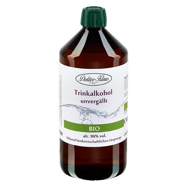 1000ml Bio Weingeist (Trinkalkohol) 96% Doktor-Klaus 1000ml Bio Weingeist (Trinkalkohol) 96% Doktor-Klaus