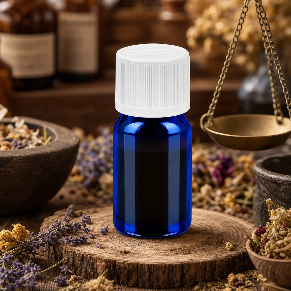 5ml Flasche 11mm Schraubverschluss weiß Standard Kindersicherung BlueLine UT18/5 Medizinische 5ml Flasche mit STD Gewinde und KiSi Technologie für optimale Produktsicherheit