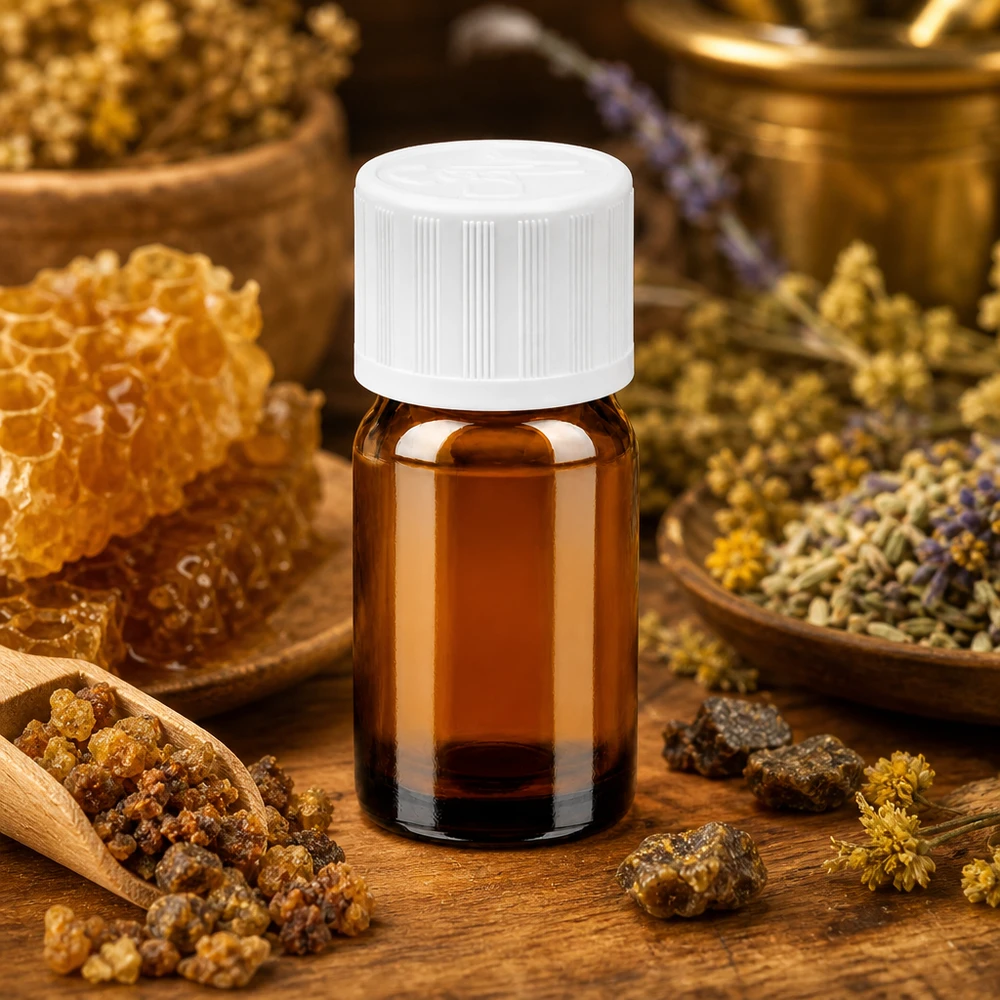 Praktische 5ml Braunglas-Tropfflasche mit ergonomischem Design für einfache Handhabung