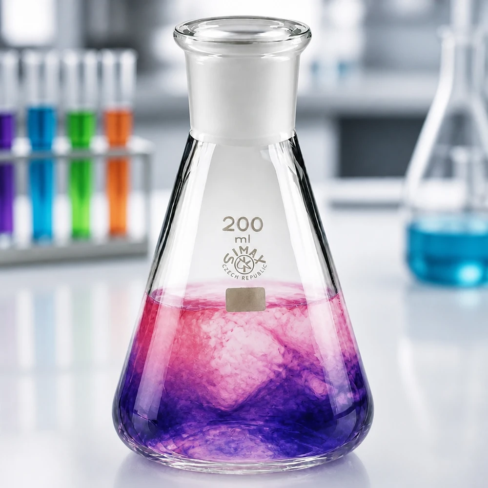 Erlenmeyerkolben 200ml mit Normschliff (29/32) Erlenmeyerkolben 200ml mit Normschliff (29/32)