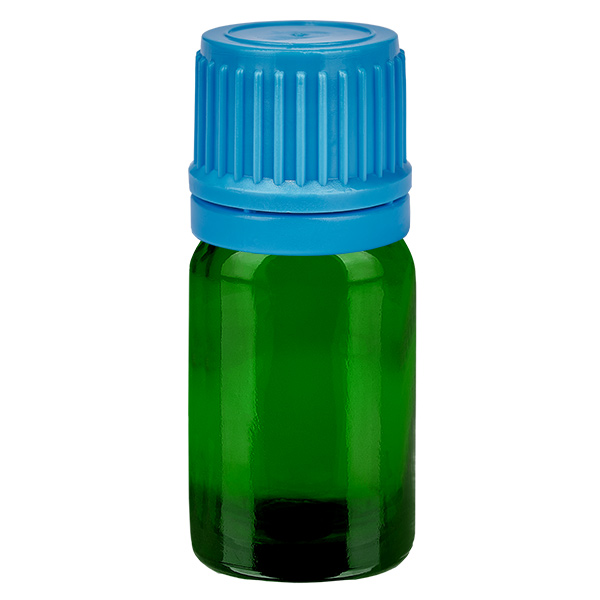 5ml Flasche 11mm Schraubverschluss blau Originalitätsverschluss GreenLine UT18/5 5ml Flasche 11mm Schraubverschluss blau Originalitätsverschluss GreenLine UT18/5