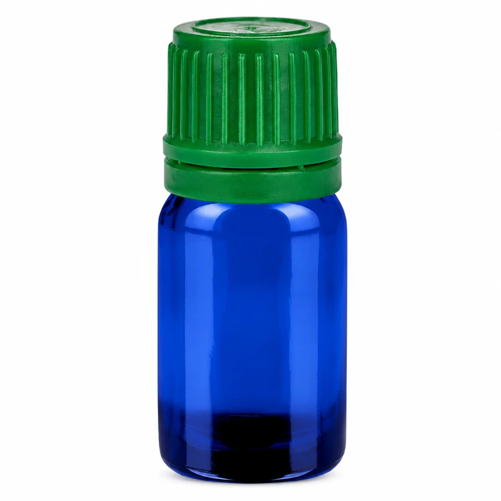 Professionelle 5ml Flasche blau grün für Labor Apotheke und pharmazeutische Anwendungen