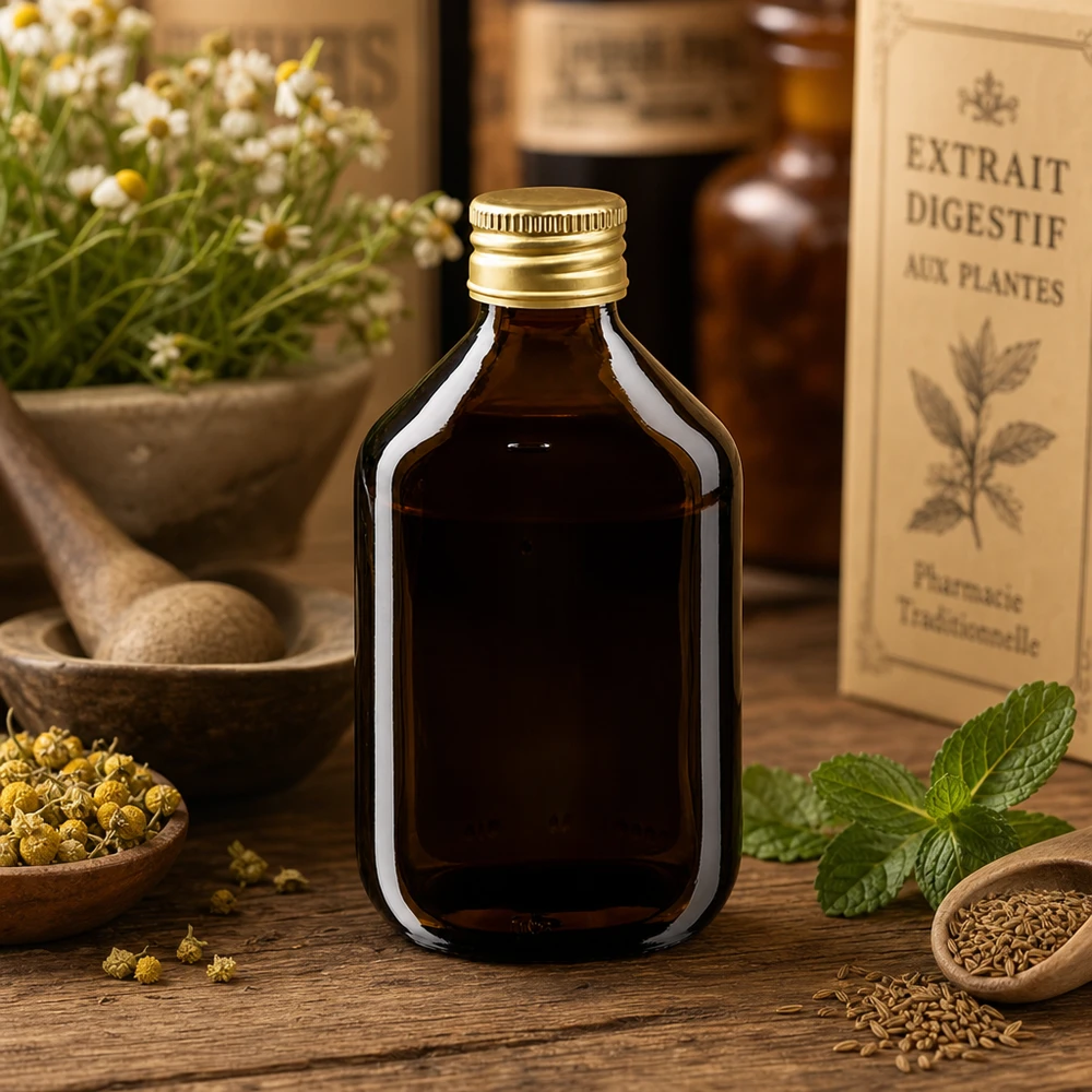 300ml Medizinflasche braun, mit Verschluss gold Aluminium ApoGlas Vielseitige 300ml Medizinflasche mit goldglänzendem Verschluss für sichere Aufbewahrung