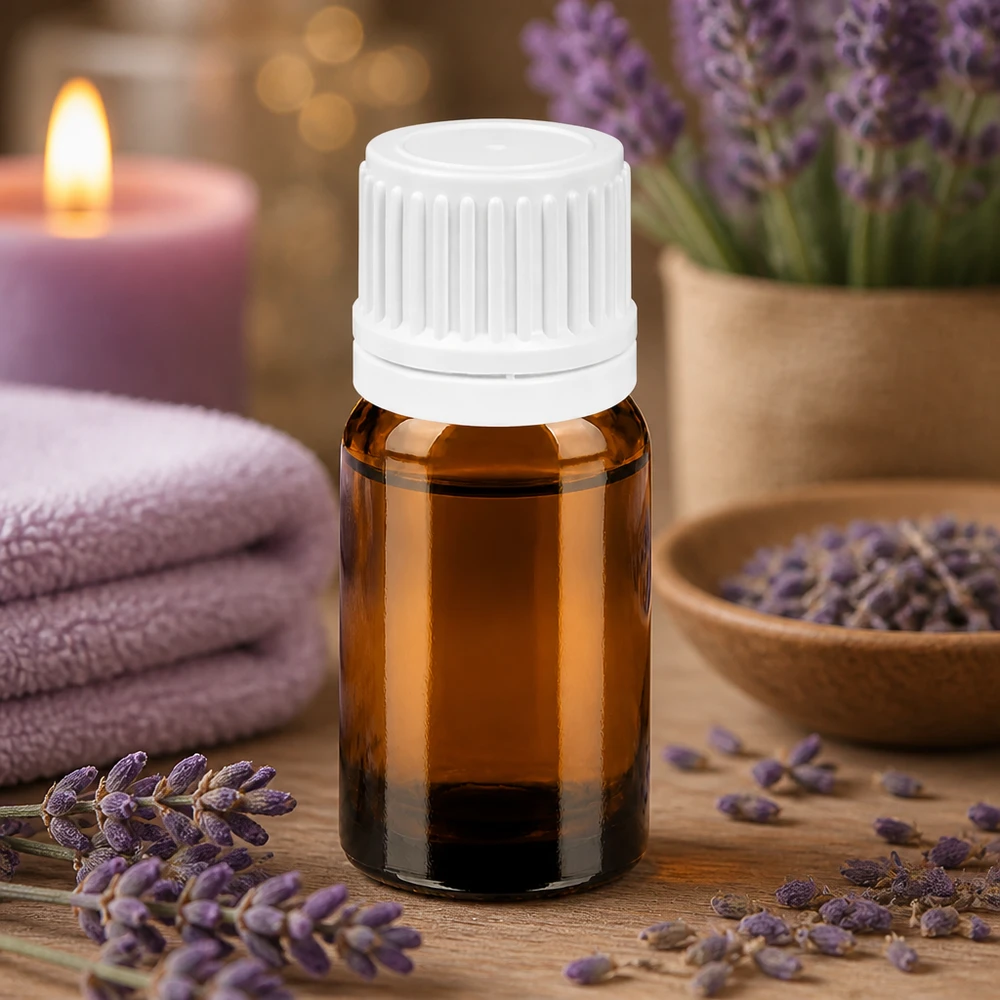 5ml Braunglasflasche mit weißem Verschluss perfekt für DIY-Kosmetik und Naturprodukte