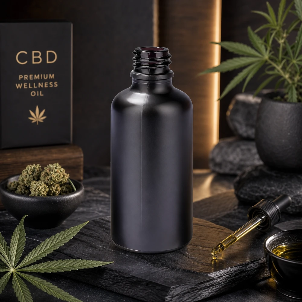 50ml Apothekerflasche BlackLine UT18/50 UNiTWIST Elegante 50ml Apothekerflasche BlackLine UT18/50 UNiTWIST für pharmazeutische Präparate und Tinkturen