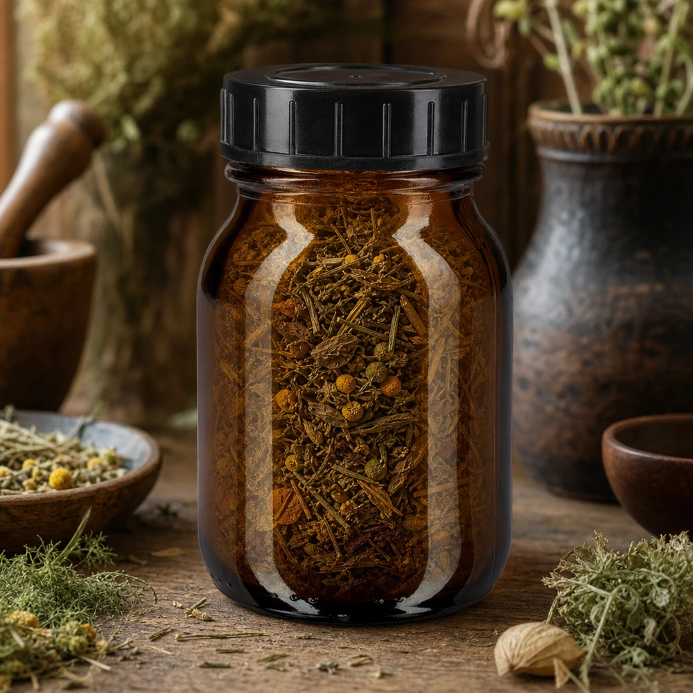 Vielseitige 75ml Weithalsflasche Braunglas mit dichtem Verschluss für Küche und Hausapotheke