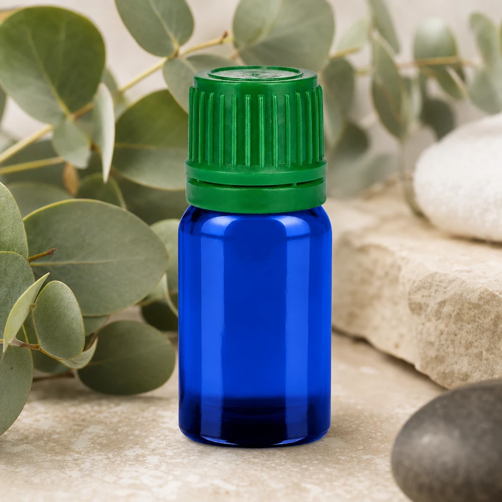 5ml Flasche 11mm Schraubverschluss grün Originalitätsverschluss BlueLine UT18/5 5ml Flasche mit kindersicherem grünen Verschluss für sichere Lagerung von Konzentren