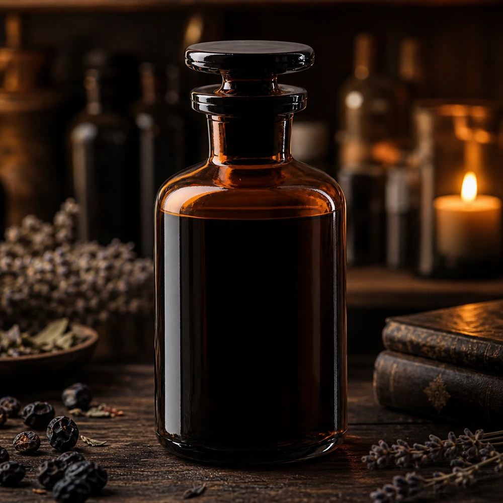 Hochwertige Braunglasflasche 50ml mit Rundschulter und Enghals für Laborchemikalien geeignet