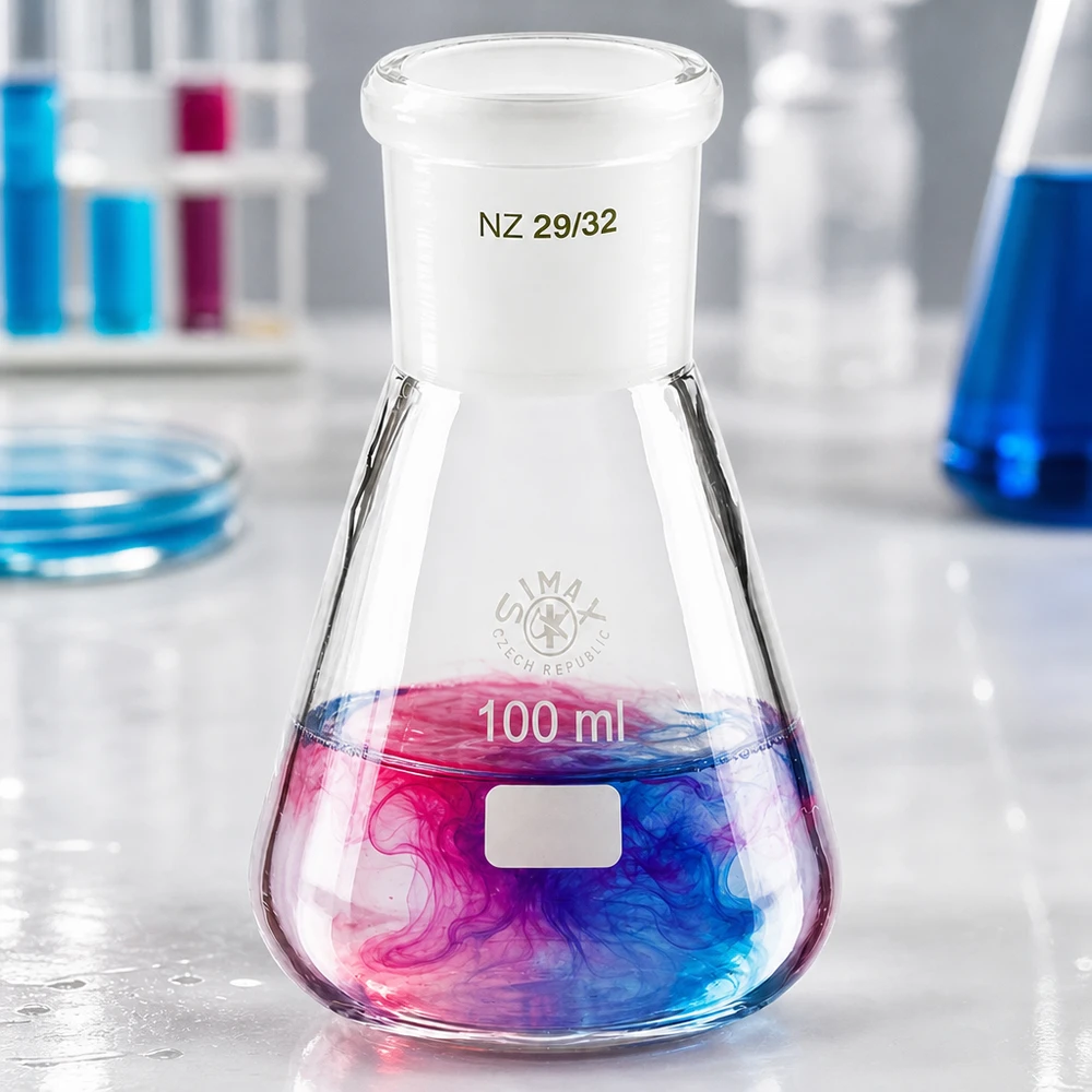 Erlenmeyerkolben 100ml mit Normschliff (29/32)