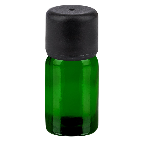 5ml Flasche 6mm Schraubverschluss schwarz Standard GreenLine UT18/5 5ml Flasche 6mm Schraubverschluss schwarz Standard GreenLine UT18/5