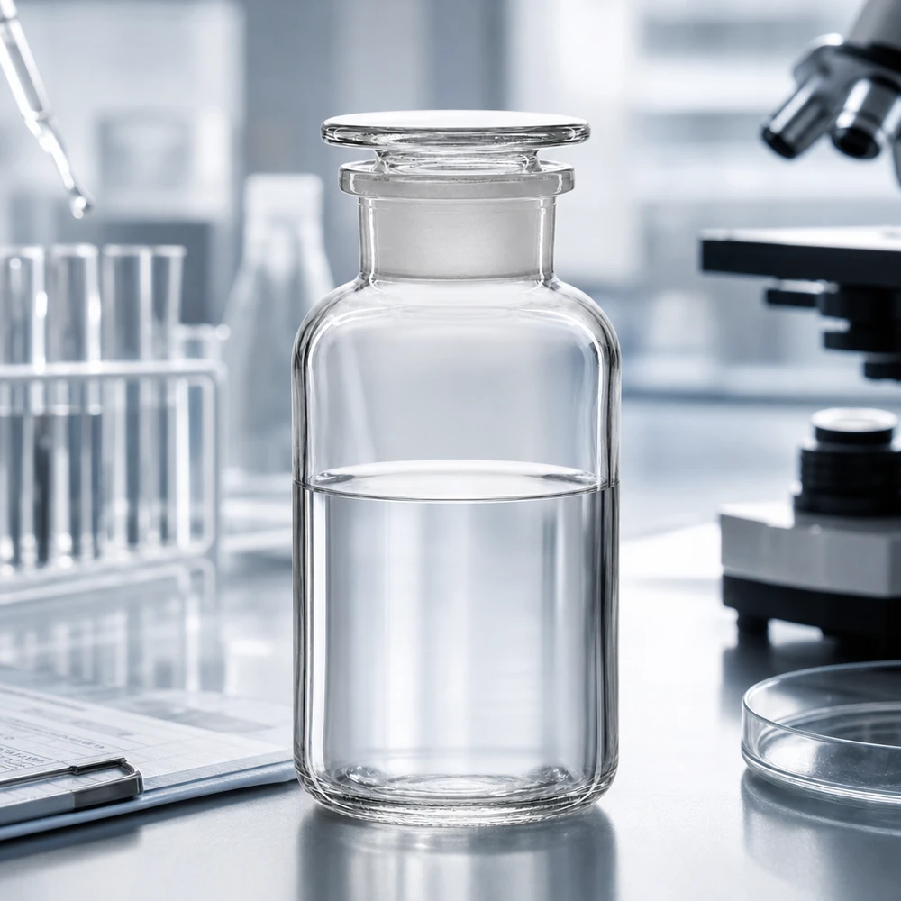 Rundschulterfl. 500ml klar Weithals Glasstopfen Medizinische Vorratsflasche 500ml Rundschulter klar mit luftdichtem Glasstopfen Weithals